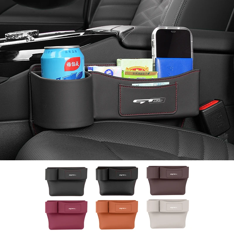 

Car Seat Crevice Storage Box Seat Slit Gap Organizer Bag Accessories For KIA 24-25 EV3 Sportage Rio Ceed Niro Soul Stonic