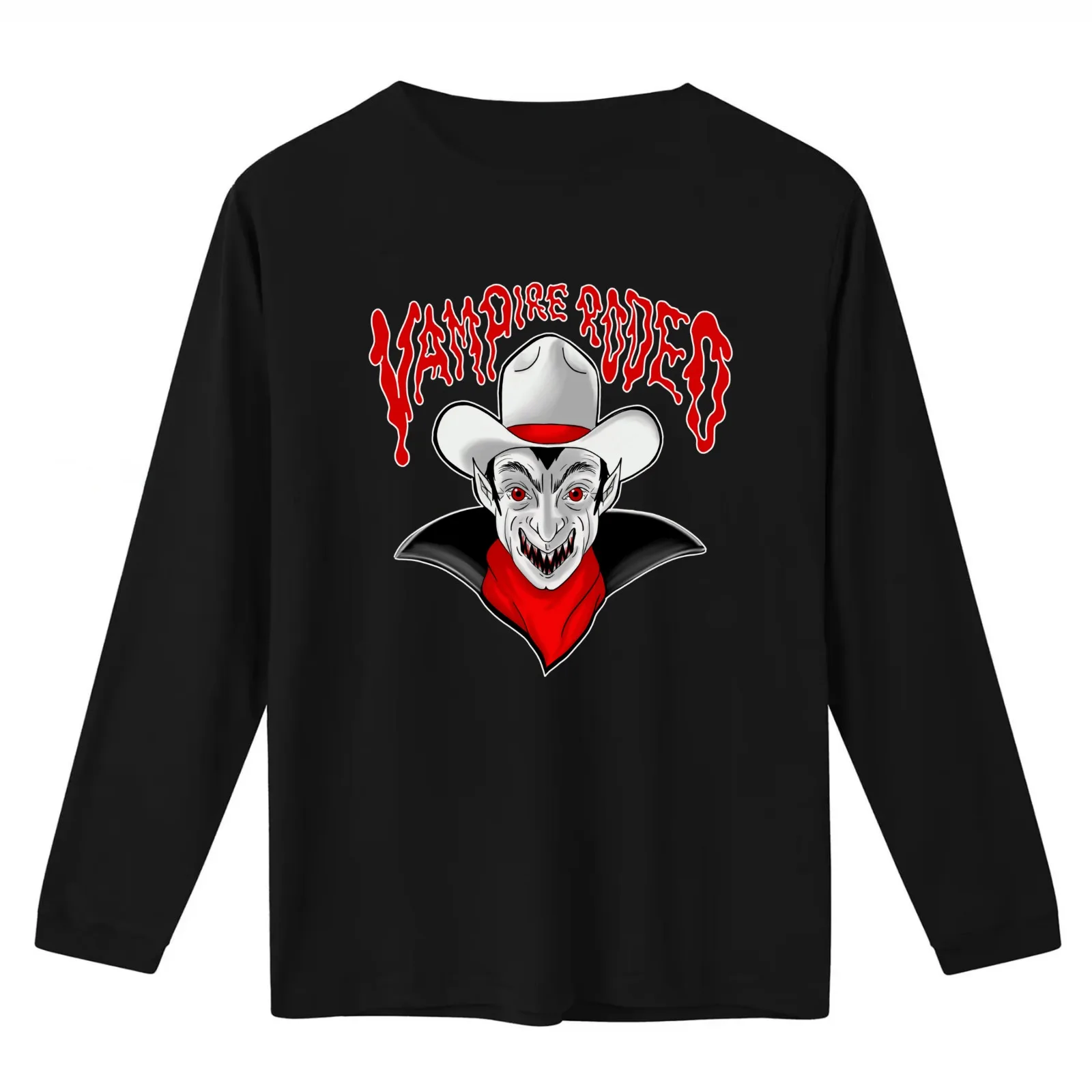 Vampire Rodeo Original Logo T-Shirt Summer Casual Cotton Tee Oversized Streetwear Tops Vintage Graphic Print 100% Cotton