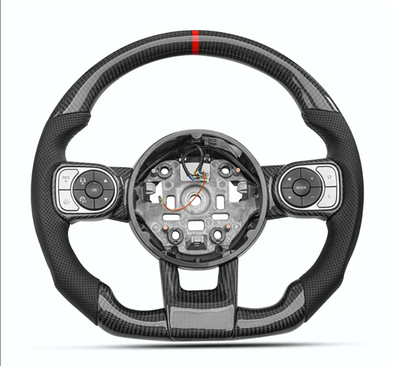 Car Genuine Carbon Fiber Steering Wheel Fit for BAIC 212 T01 Explorer 01 Modified Car Personalized Sports Steering Wheel