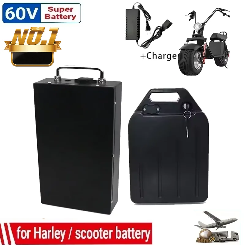 100% New 18650 Battery Electric Car Lithium Battery Waterproof 60V 50ah for Two Wheel Foldable Citycoco Electric Scooter Bicycle