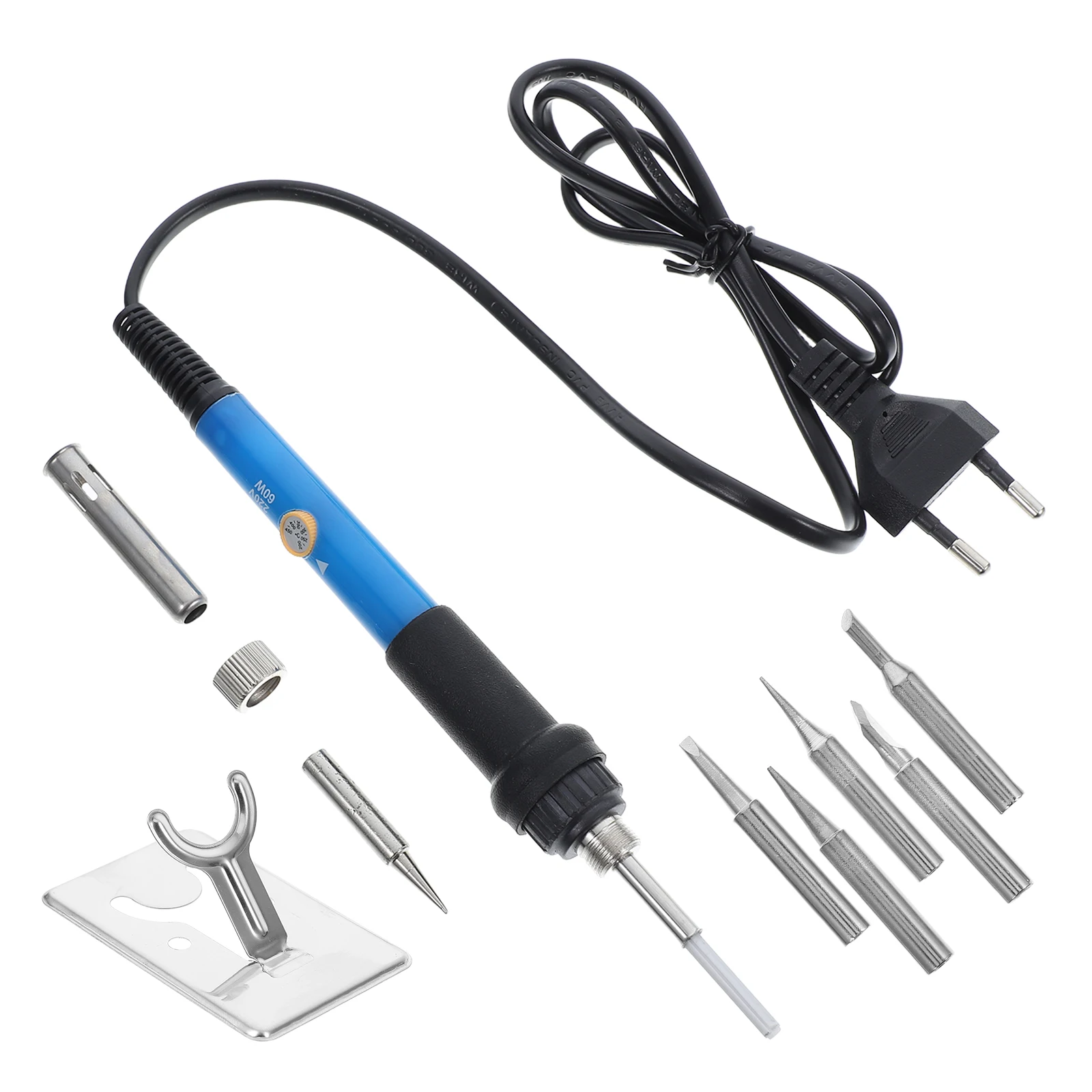 

Soldering Iron Set Portable Temperature Controlled Welding Kit Aluminum Alloy Small Size for Home Use Electric Soldering Iron