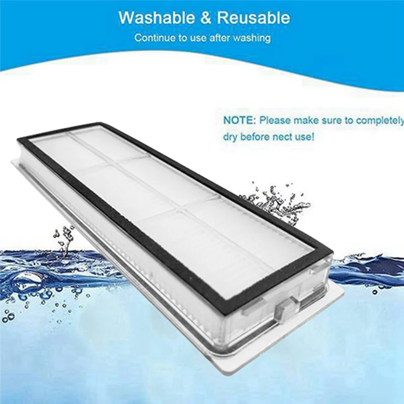 ABRG-For XIAOMI Mijia Omni 1S B101CN B116 ملحقات فرشاة جانبية رئيسية فلتر Hepa جهاز آلي لتنظيف الأتربة الملحقات