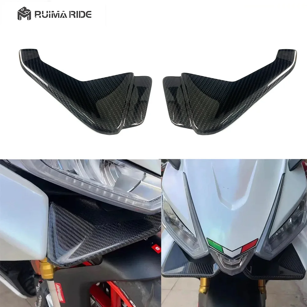

Dry Carbon Front Lip Fixed Wing Spoiler for Apulia RS660, 100% 3K, Motorcycle Accessories, Lower Lip, 2021, 2022, 2023 2024 2025
