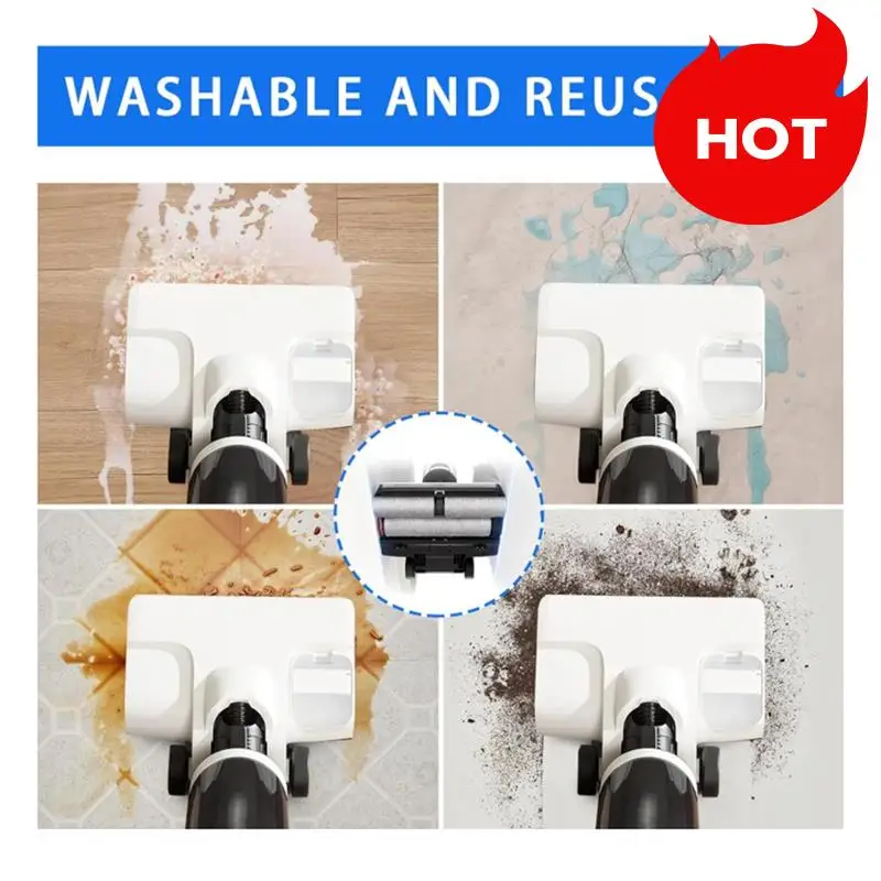 A01V-فرشاة رئيسية للمكنسة الكهربائية Roborock Dyad Pro / Dyad Pro Combo / WD2H1A / A10 فائقة الرطبة والجافة