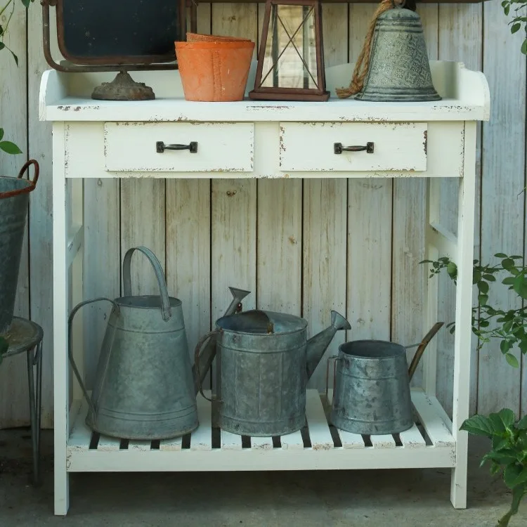 

American style, outdoor, garden, courtyard, balcony, old fashioned, preservative, solid wood