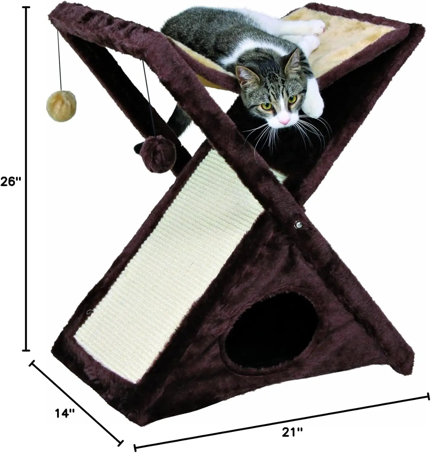 

Сизалевая когтеточка для кошек, когтеточка для кошачьего гнезда, многофункциональная когтетовая шлифовальная артефакт, забавная износостойкая кровать для кошек