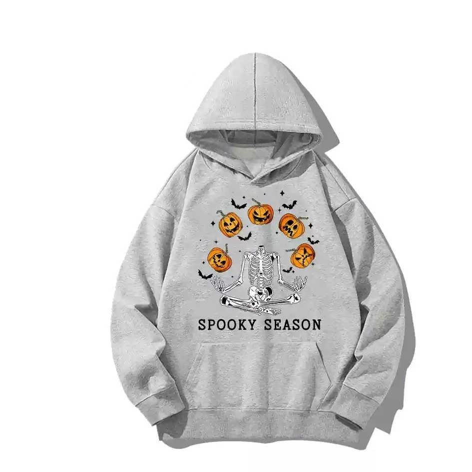 

American-style Funny Halloween Hooded Sweatshirts for Men and Women Are in Vogue for Autumn and Winter