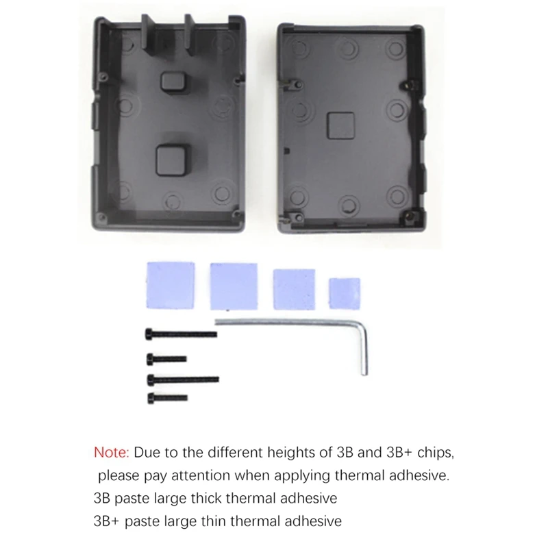 Dla Raspberry Pi 3B/3B + Pi Obudowa ze stopu aluminium Chłodzenie Metalowa obudowa Dla Radiator Pi Raspberry 3B