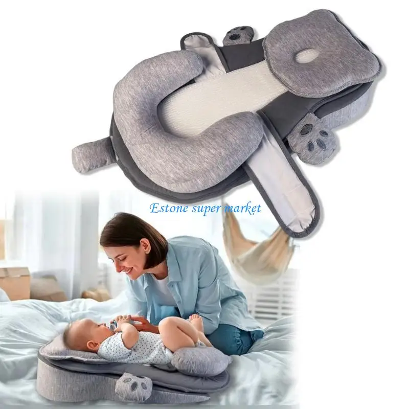 090B وسادة استلقاء للرضع متعددة الوظائف لتوفير الراحة لتغذية الحليب وقابلة للغسل #2