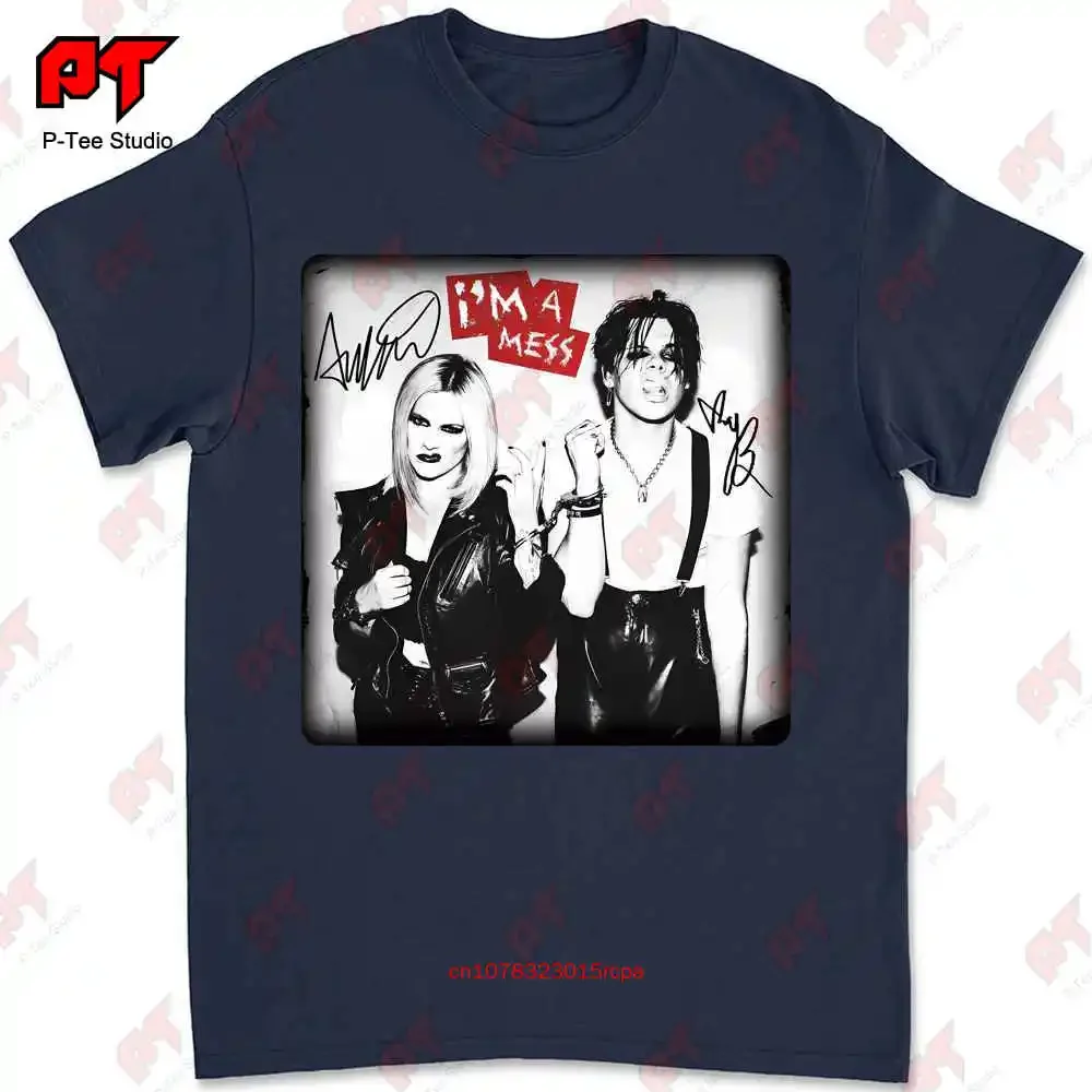 Avril Lavigne Yungblud I‘M A Mess T-shirt Q6N3 image 2