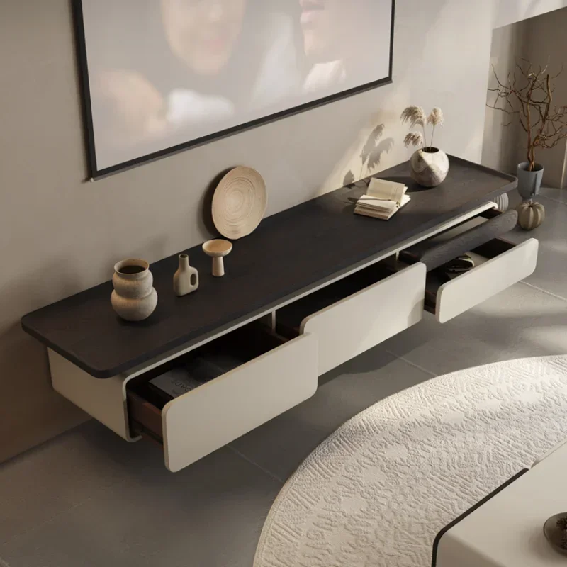 حامل شاشة بقاعدة خشبية للتلفزيون، أثاث منزلي، مركز ترفيه، خزانة تلفزيون Mueble Luxury تدعم وحدة غرفة المعيشة