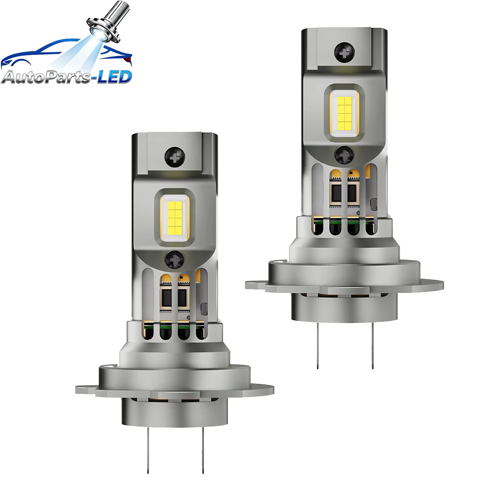 

2pcs H7 LED Headlight Bulb Mini Wireless 60W 20000LM 6500K CSP for Car Headlamp Auto Diode Lamps H7 Turbo Led 12V Automobile