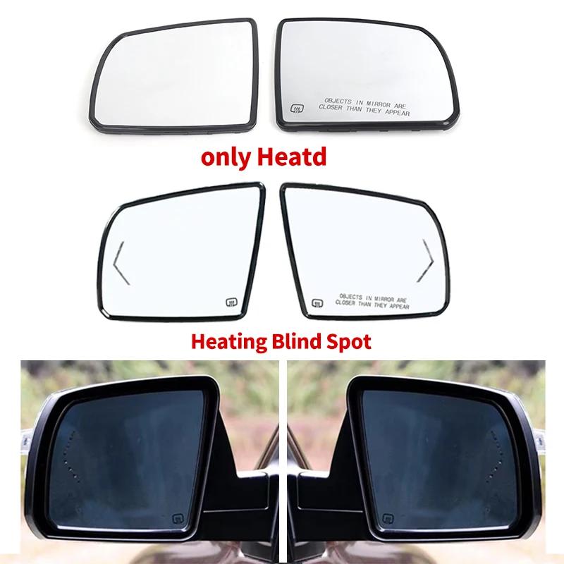 

Объектив бокового зеркала заднего вида автомобиля для Toyota Tundra 2007-2020 для Toyota Sequoia 2008-2017, стеклянное зеркало с подогревом, аксессуары