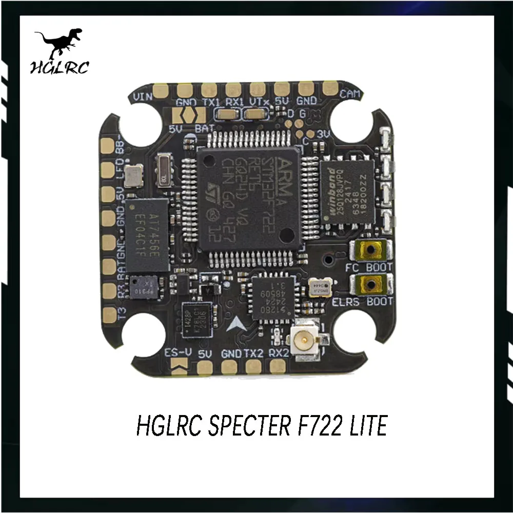 

HGLRC SPECTER F722 Lite High PrecisionFPV FlightController-ICM42688Gyro+IntegratedELRS2.4GforRCFPVRacing DroneQuadcopter DIYPart