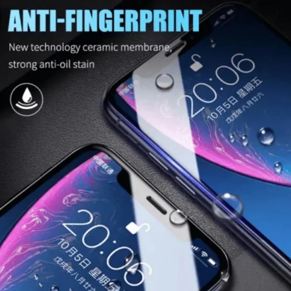Protector de Pantalla de Cerámica para iPhone 17 16 15 14 13 Pro Max, Película de Cerámica Mate para iPhone 11 12 17 Pro, Película Suave, No es Vidrio 6
