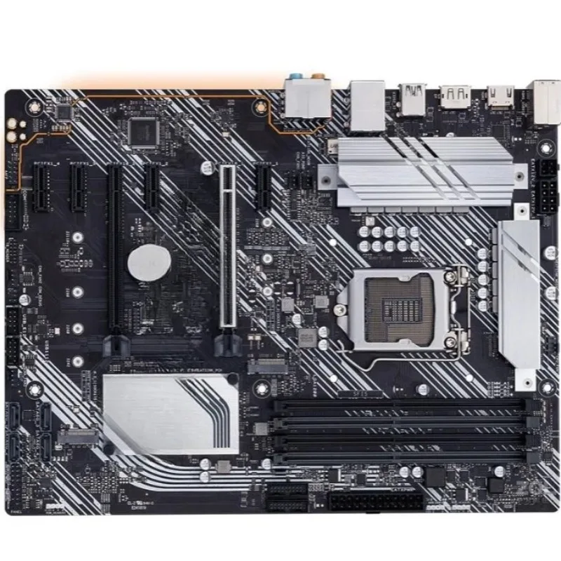 Piezas para Asus/ASUS PRIME Z490-P PC de escritorio 1200 Placa grande compatible con memoria DDR4 CPU de 10. a generación