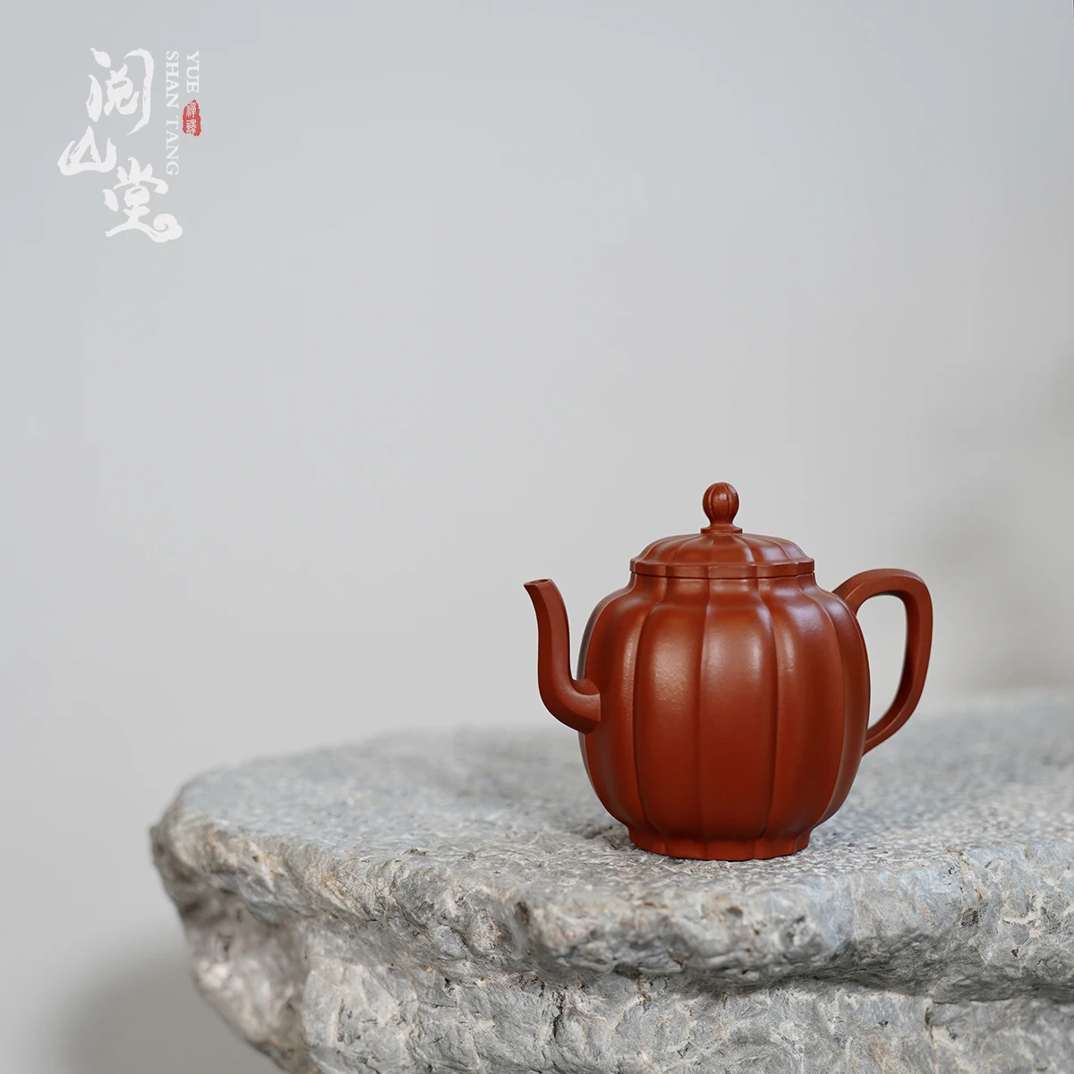 Yueshantang | Yintai Drunken Guest Original Mine Zhaozhuang Old Zhu Mud Muscle Pattern Utensils Purple Clay Pot Stone Yiting