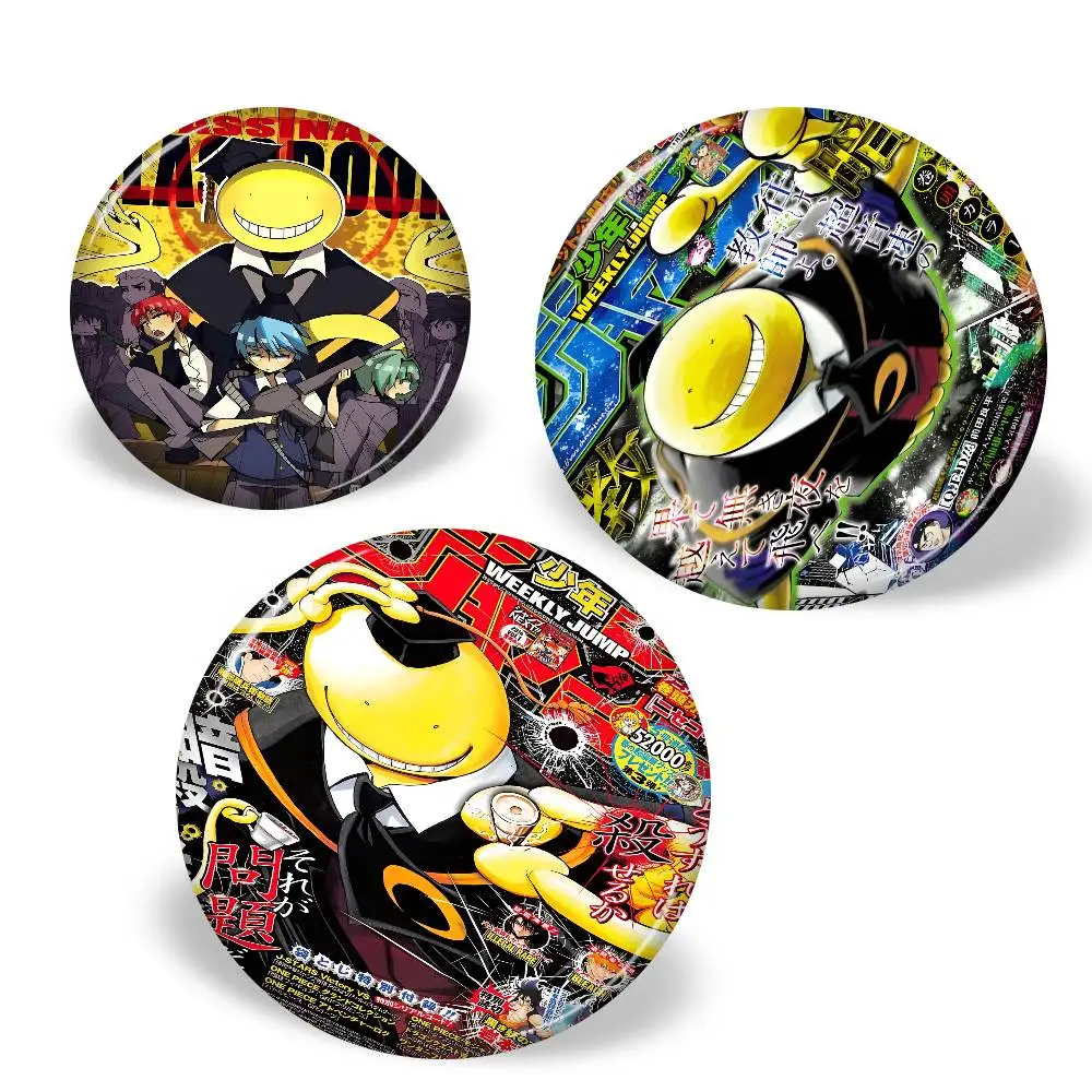 اغتيال الفصول الدراسية الإبداعية صفيح لينة زر دبابيس الحيوان أيقونة بروش التلبيب على ظهره شارة الملحقات دبوس #4