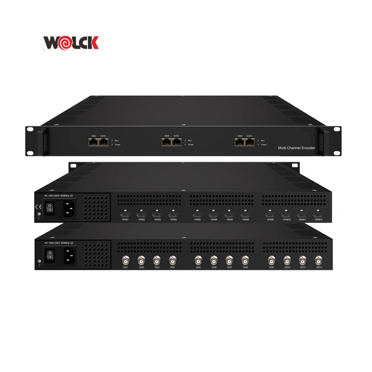 H.264/H.265 HD Video Multi Network Encoder 2/4/8/16/24/32 Channel HD MI for IPTV Encoder Radio & TV Broadcasting Equipment