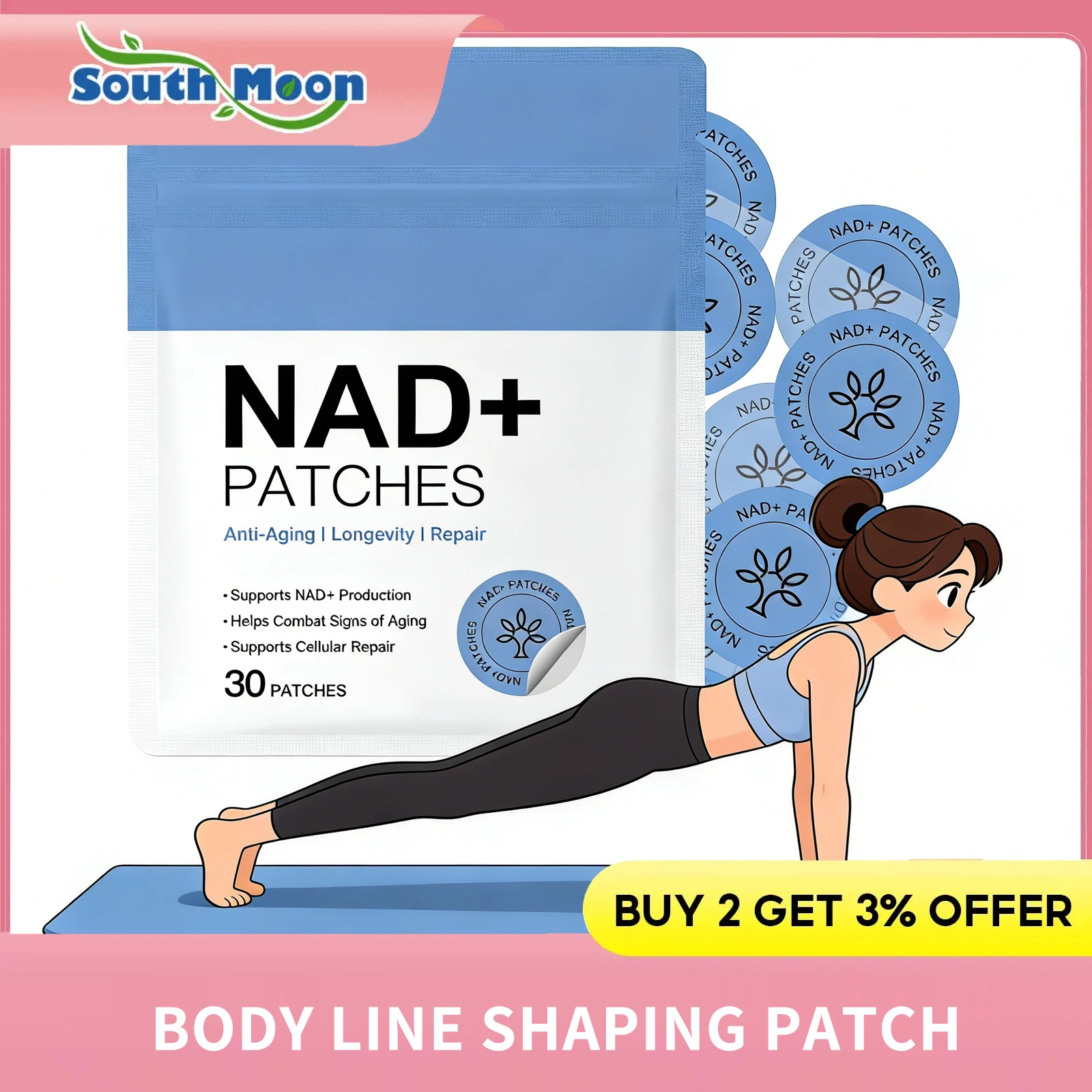 Figure Shaping Patch Accelerate Cellulite Metabolic Suppress Appetite Tighten Belly Fat Burning Weight Management Aid Patches