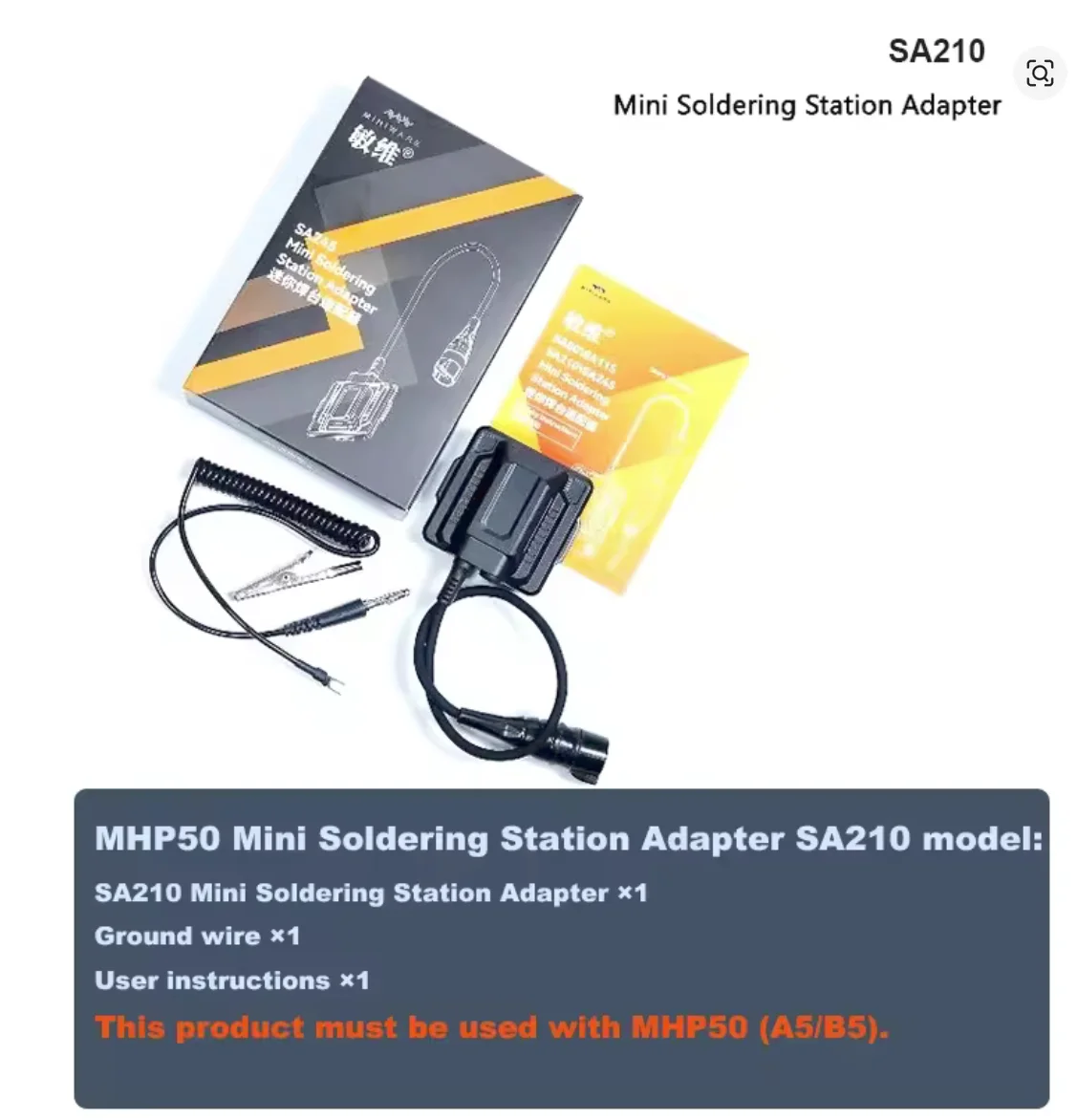 MINIWARE Officiële MHP50 Mini Verwarmingsplaat Voorverwarmer 50*50mm Verwarmingsoppervlak Constante Temperatuur Verwarmingsblad 350 ℃ DIY Verwarmingsgereedschap