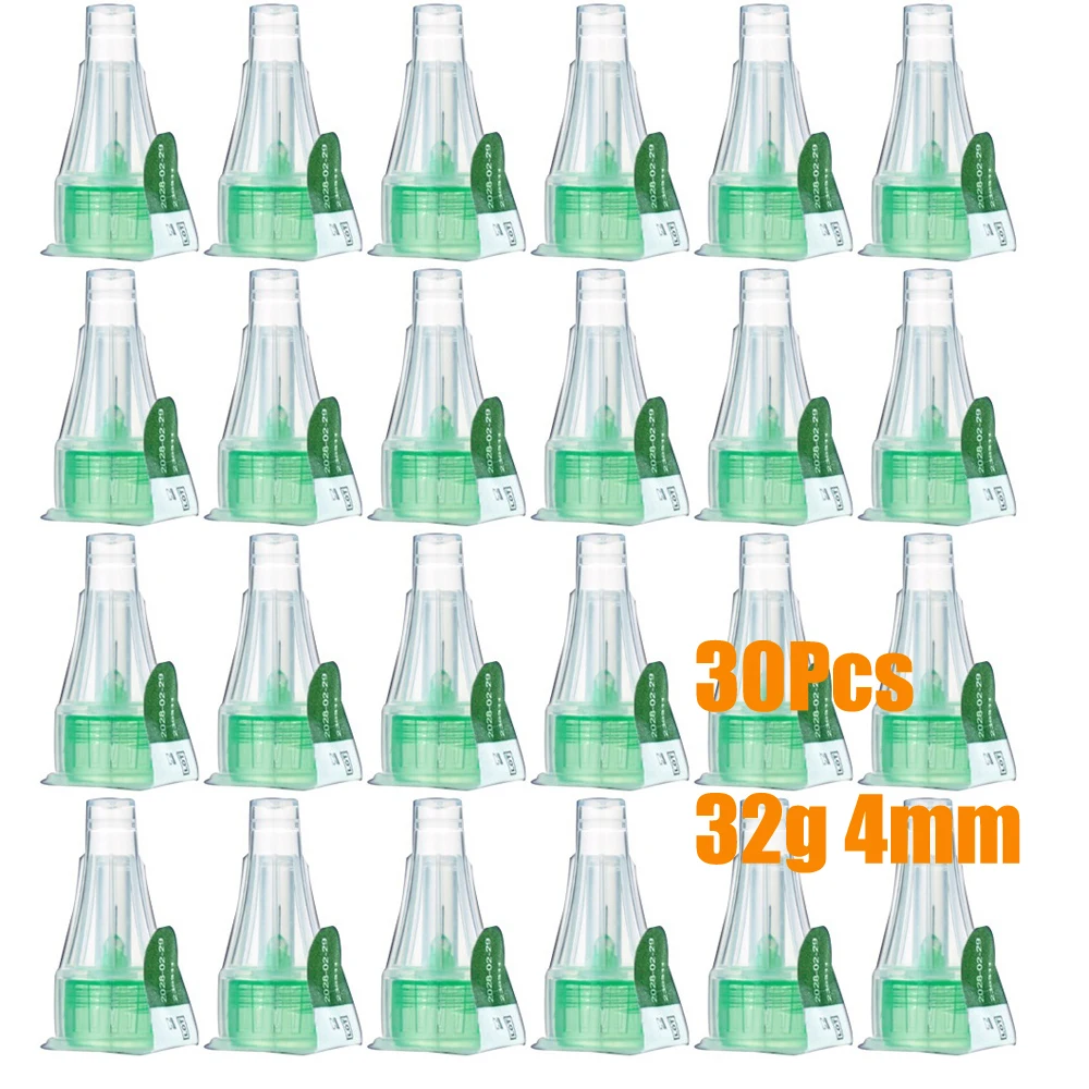 10/30/50/100 Stuks Insuline Cartridges voor Lilly Insuline Injectie Pen Individuele Verpakking Medische Insuline pen Tip 4mm 6mm 8mm