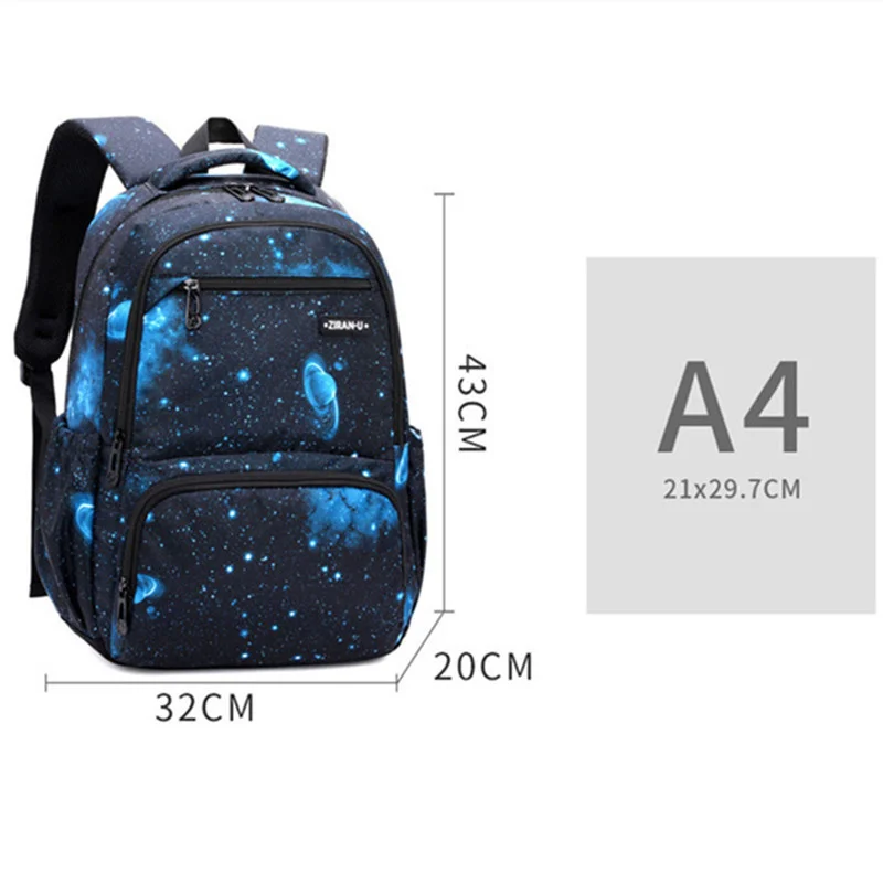 3pcs set high school bags for boys waterproof nylon backpack rucksack teenagers Schoolbag lunch bag Pencil Bags