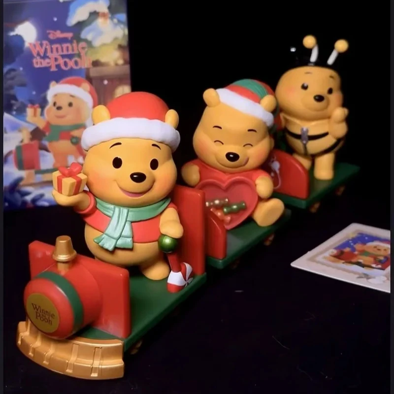 2024 novo popmart mel urso caixa cega modelo artesanal decoração de mesa brinquedos das crianças bonito coleção brinquedos presentes natal