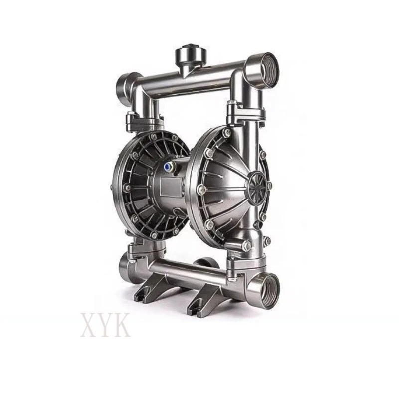 QBY40/50 Pneumatic Diaphragm Pump Aluminum Alloy Stainless Steel PP Corrosion Resistant Explosion Proof Self Priming Water Pump