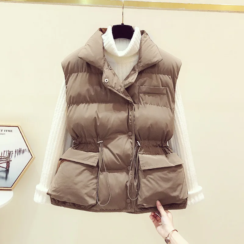 

New Ultra Light Down Vest Women Short Vest Windproof Lightweight Warm Waistcoat Female White Duck Down Down Coat Sleeveless