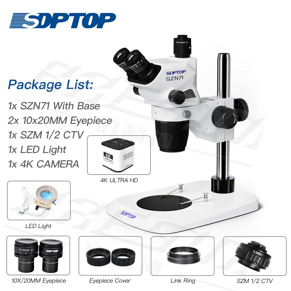 Why the Soptop SZN71 Trinocular Continuous Zoom 6.7-45X Stereo Microscope is the Best Choice for BGA and Mobile Phone Repair