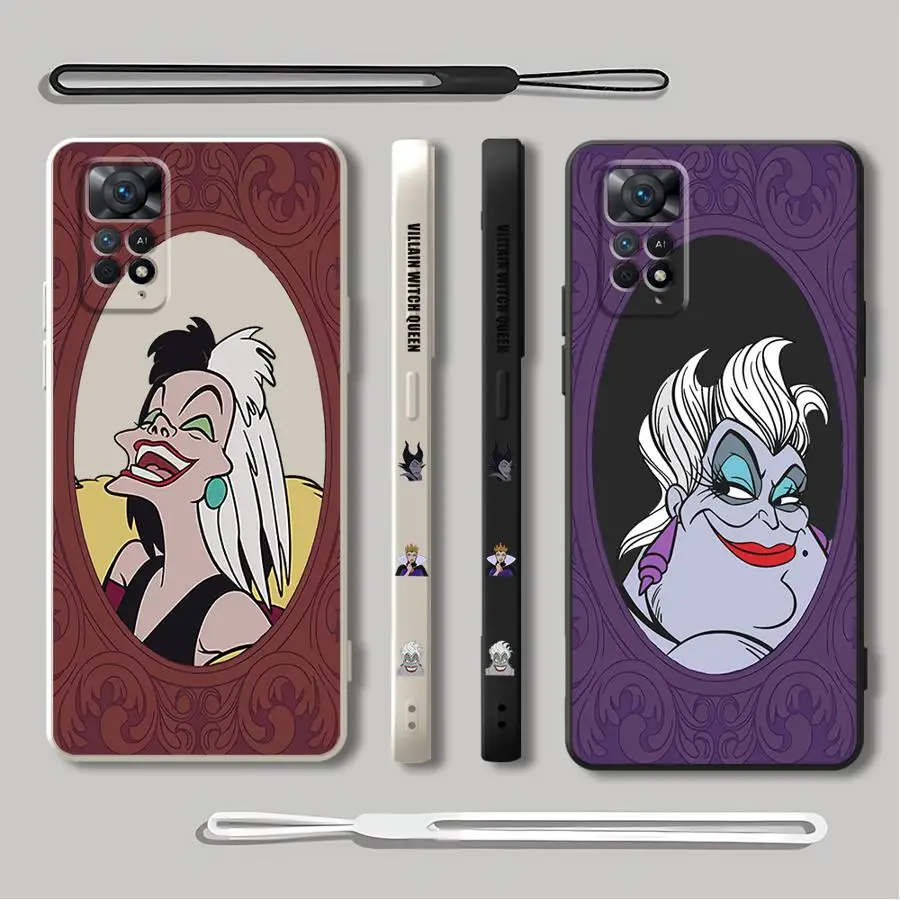 Villain Witch Queen Phone Case for Redmi Note 8 Pro 8T 9 Pro 9S 10 4G 5G 10 11S 10 11 12 13Pro 10Lite 12 13ProPlus5G 12 13 4G 5G