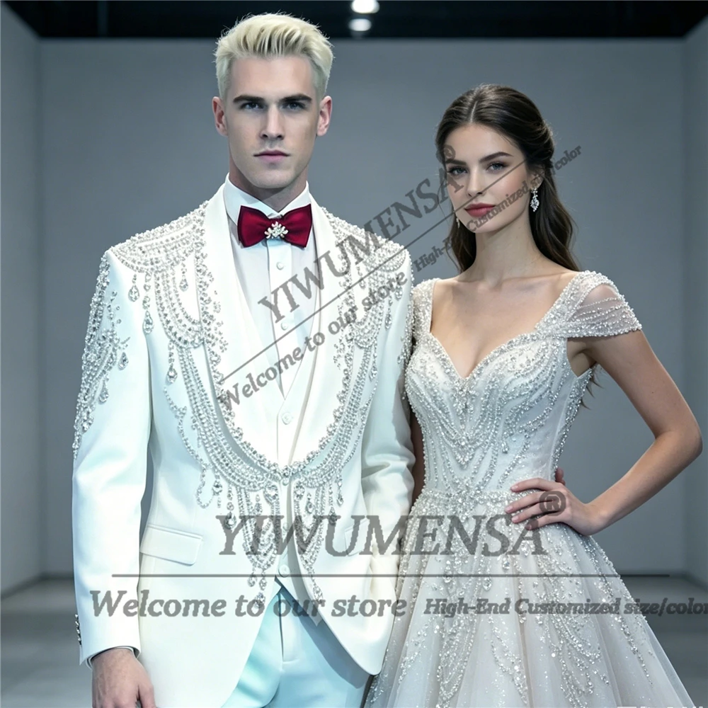 Trajes Masculinos com Cristais - Men Formal Wear Fashion avaliação e preço