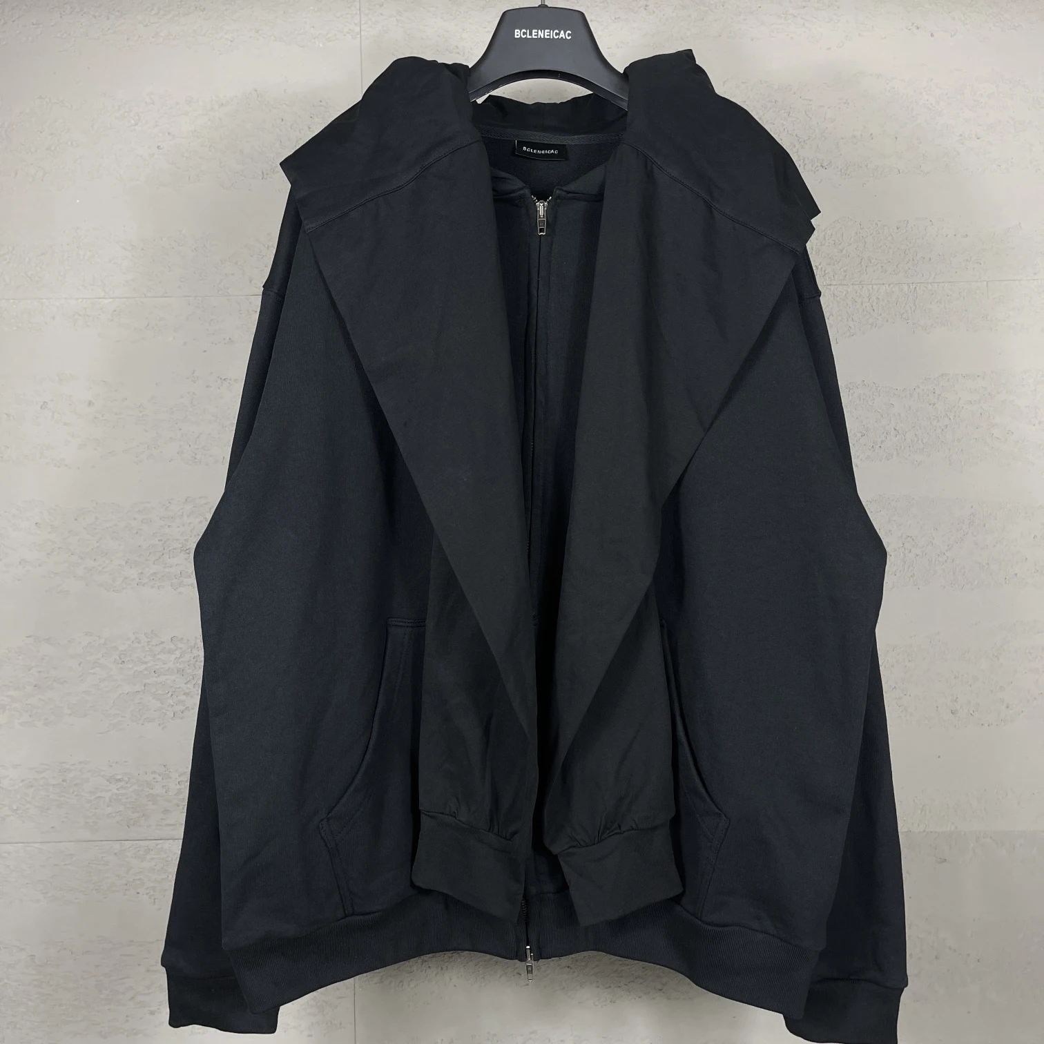 

BCLENEICAC Paris Sle: Модная молодежная хлопковая толстовка свободного кроя с вышивкой, двойным кольцом и молнией, с длинными рукавами