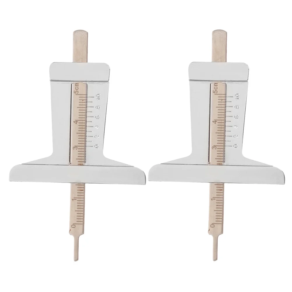 

2Pcs Automotive Tire Depth Gauge Tool Heavy Duty Stainless Steel Construction Compact Size for Easy Storage and Carry Anywhere