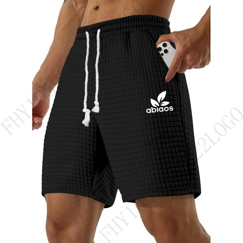 صيف جديد، شورت رياضي كاجوال، سريع الجفاف، لون خالص، ملابس رجالية، شورت الركض للياقة البدنية، شورت التدريب في الهواء الطلق