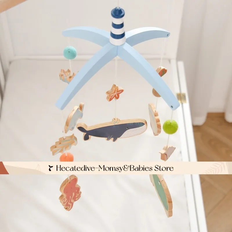 【Must Have】Baby Rattles & Mobiles educational toys Sea Animal mini decorations 0-12months unique toys baby things