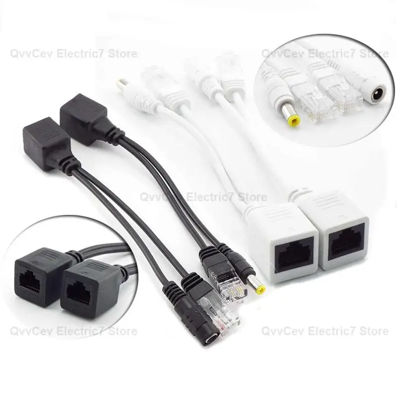 POE Cable Passive Power Over Ethernet Adapter Cable POE Splitter RJ45 Injector Power Supply For IP Camea