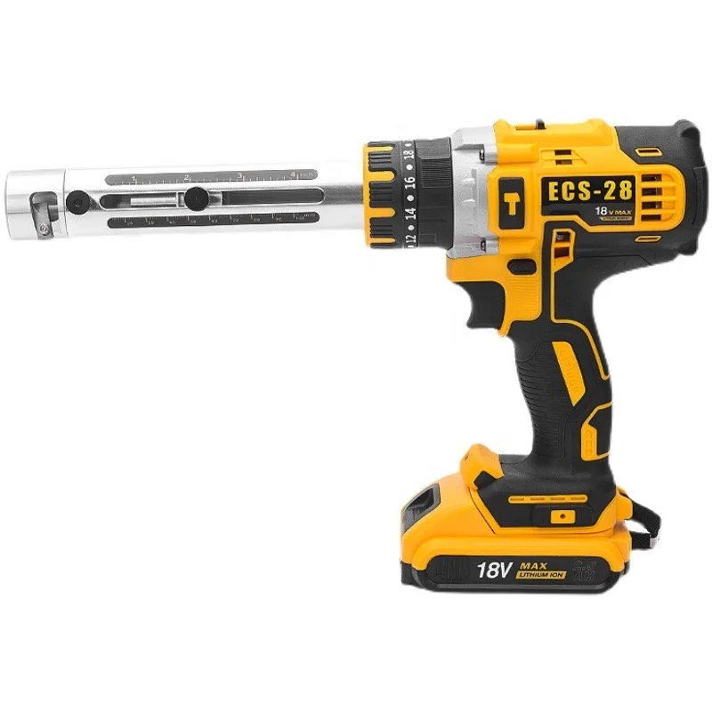 เครื่องตัดสายไฟฟ้าไฮดรอลิก ECS-28 ใช้แบตเตอรี่ เครื่องปอกสายไฟฟ้า เครื่องปอกสายเคเบิล