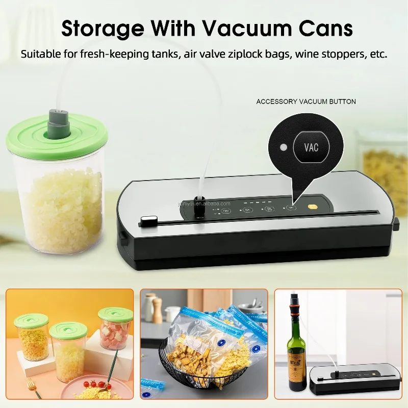 يتم استخدام آلة ختم الفراغ الكهربائية الموفرة للطاقة الكهربائية المصنوعة من الفولاذ المقاوم للصدأ تلقائيًا في المراحل وتأثير الحفاظ