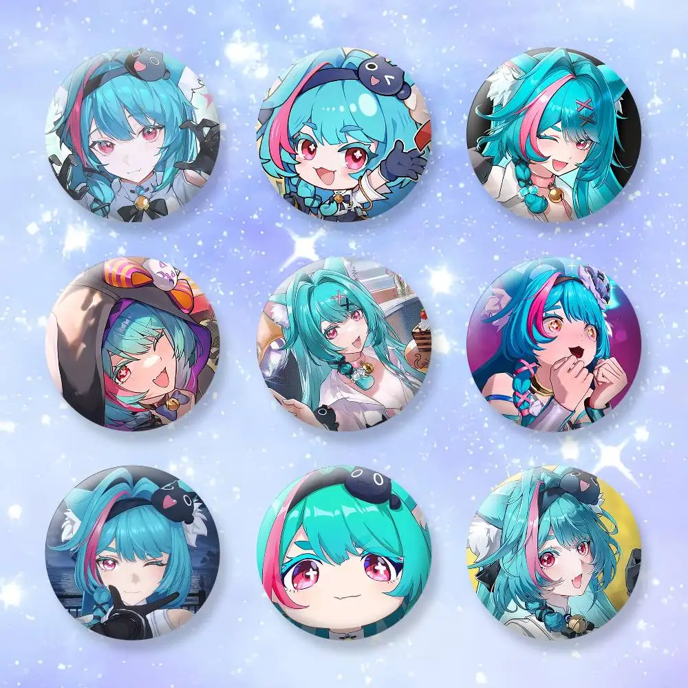 N-Neverness Everness Mint NTE Brooches Cartoon Badge Pins Backpack Hat Accessories Friend Gift
