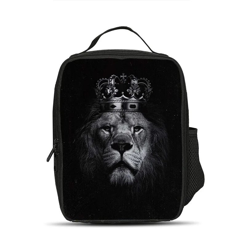 lion Ice Bag Lunch Bag Versatile Cartoon Large Capacity Strong Performance Best Gift for Boy or Girl School Birthday