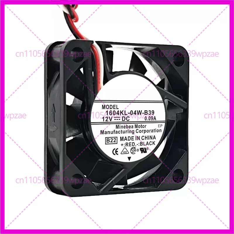 5pcs 1604KL-04W-B39 12V 0.09 Fan for Yaskawa Servo Drive Inverter 40*40*10mm