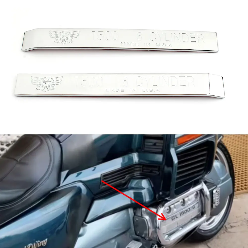 

Motorcycle Brand-New Engine Decorate Protective Cover Fairing Side Moulding Trim Decor For Honda GL1500 1988-1990