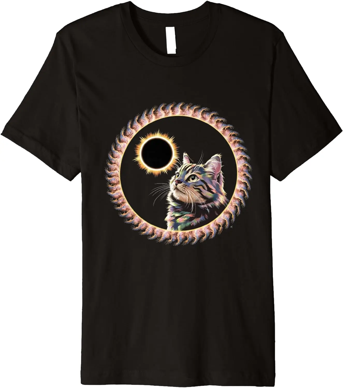 

Totality April 8 2024 Solar Eclipse Cat Lover Astronomy Premium T-Shirt