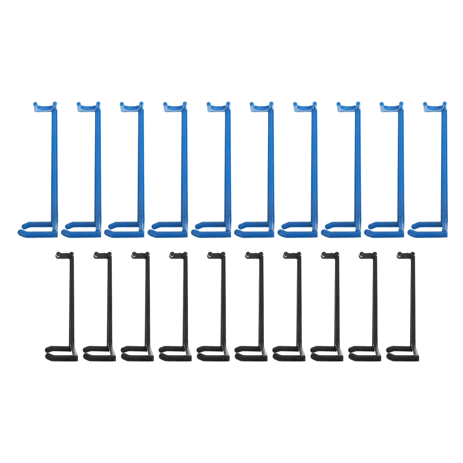 

20pcs Fruit Tree Branch Spreader Set Lightweight Black Small Blue Large Size GardeningTwig Clips Plastic Spreader Stem