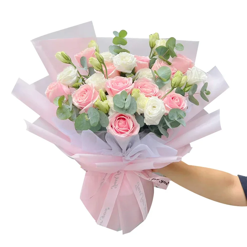 กระดาษห่อดอกไม้ขนาด 65x50 ซม. 10 ชิ้น สำหรับงานแต่งงาน งานอีเว้นท์ งานปาร์ตี้ ห่อช่อดอกไม้ ห่อของขวัญ ตกแต่ง บรรจุภัณฑ์ งานฝีมือ DIY