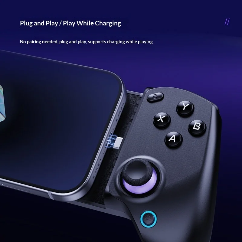 abxylute S8 Lite Telescopic Controller USB-C Wired Direct Connect For iOS Android Phone Tablet Cloud Streaming Simulator Gaming