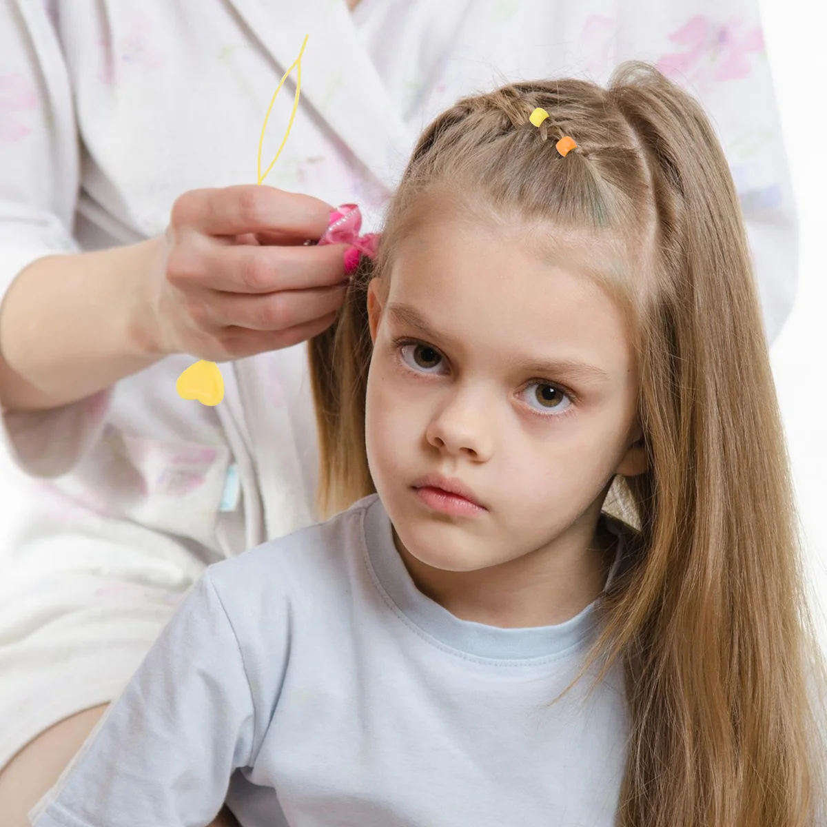 Tresse de cheveux pour enfant et bébé, outil de coiffure à la française, accessoires pour dreadlock, 12 pièces