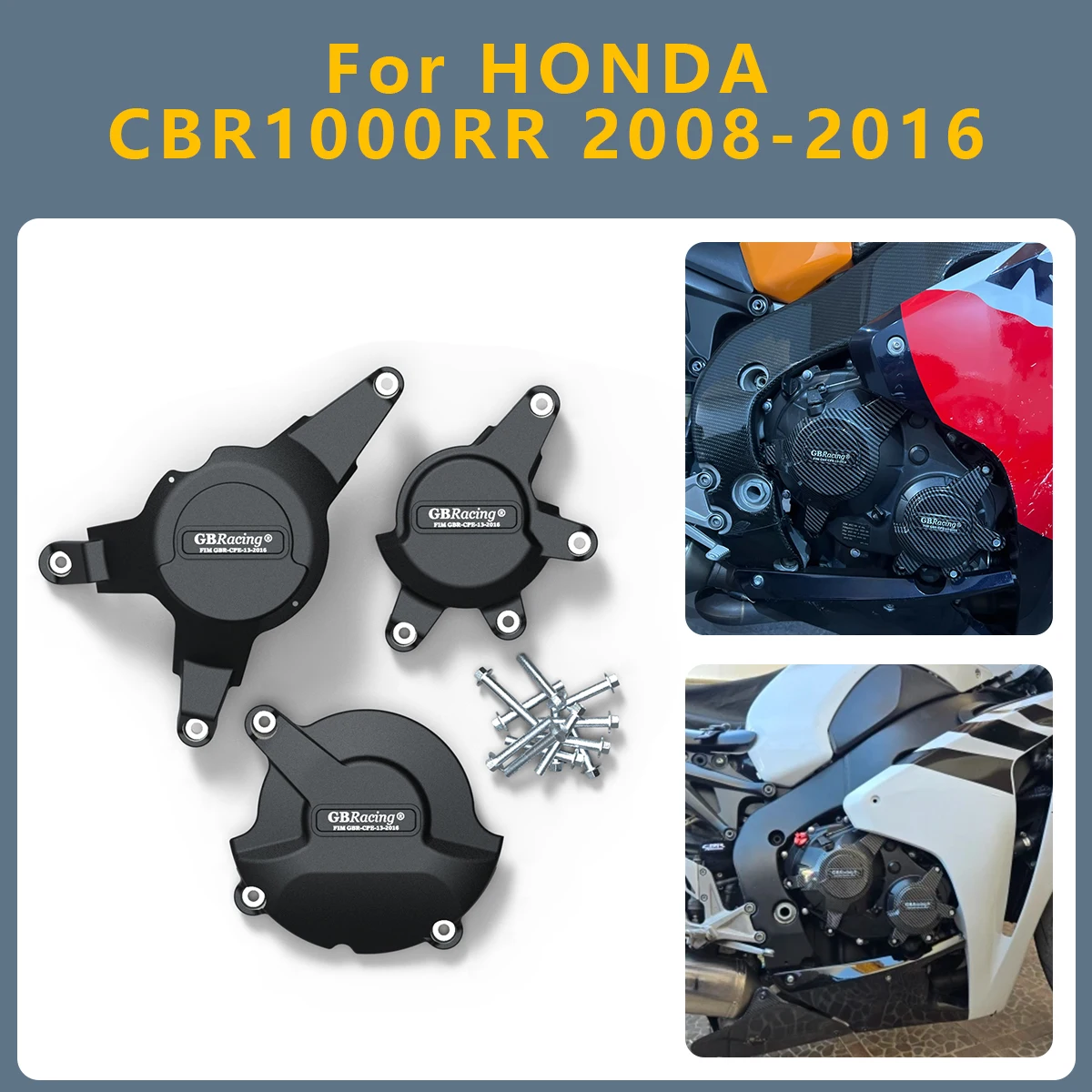 

Motorcycle Engine Cover Clutch Cover Protection Set Accessories For HONDA CBR1000RR 2016 2015 2008-2014 CBR 1000 RR CBR-1000
